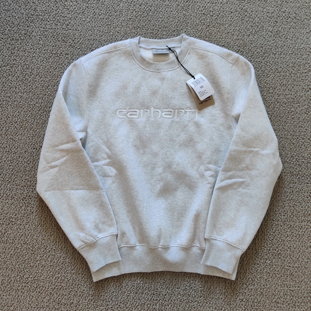 [BRAND NEW] Carhartt Work In Progress Gray Cotton Sweatshirt